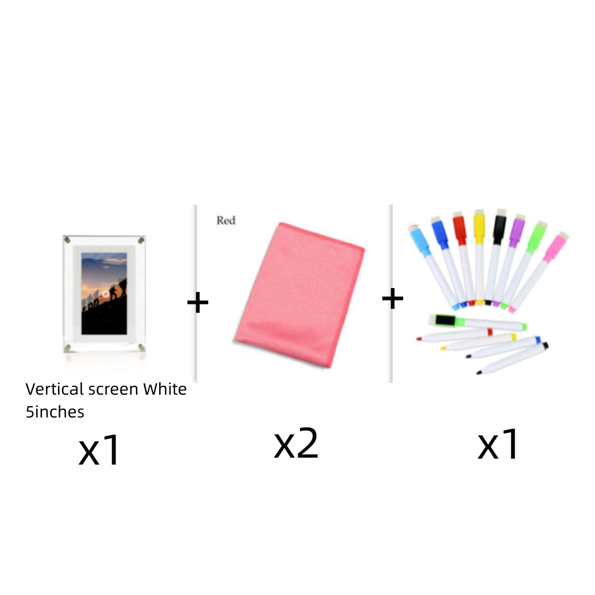Digital Picture Frame – Acryl Video-Player und Digitaler Fotorahmen mit Type-C-Anschluss
