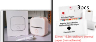 Tragbarer Mini Thermoetikettendrucker – Bluetooth Kompakt-Drucker für Etiketten & Fotos