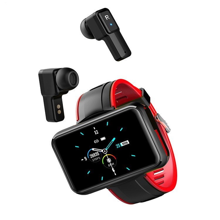2-in-1 T91 Smartwatch – Kabellose Bluetooth-Kopfhörer & Smartwatch in einem