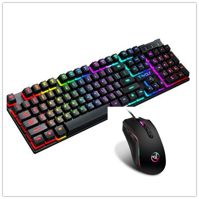 Gaming USB Luminous Wired Keyboard – Schwebende Tastatur mit RGB-Hintergrundbeleuchtung