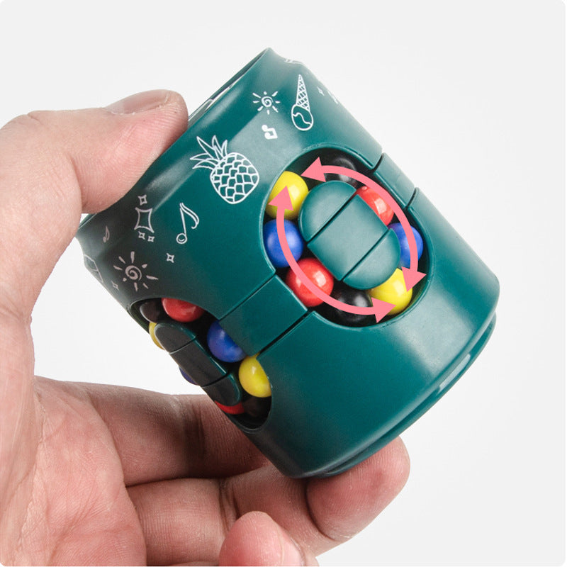Magische Can Cube Top – Bunte Bohnen Finger-Spinner zur Stresslinderung