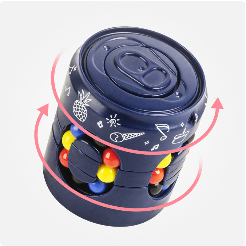 Magische Can Cube Top – Bunte Bohnen Finger-Spinner zur Stresslinderung