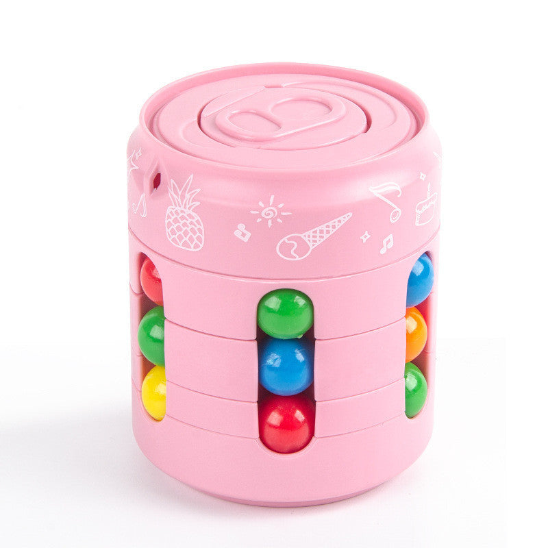 Magische Can Cube Top – Bunte Bohnen Finger-Spinner zur Stresslinderung