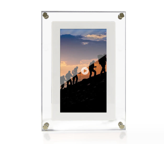 Digital Picture Frame – Acryl Video-Player und Digitaler Fotorahmen mit Type-C-Anschluss