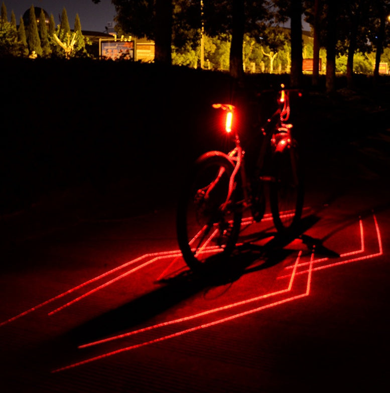 Fahrrad-Rücklicht mit Laser – LED Rückleuchte für mehr Sicherheit - Spider-Man Laser-Rücklicht
