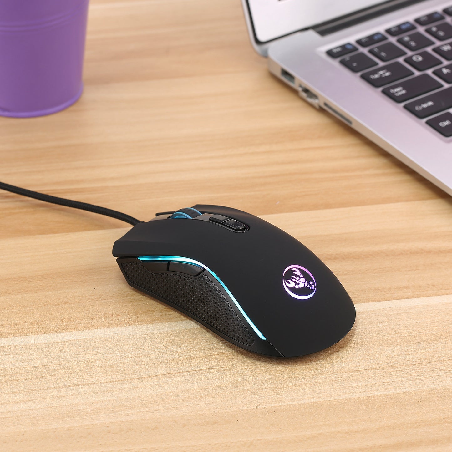 Gaming USB Luminous Wired Keyboard – Schwebende Tastatur mit RGB-Hintergrundbeleuchtung