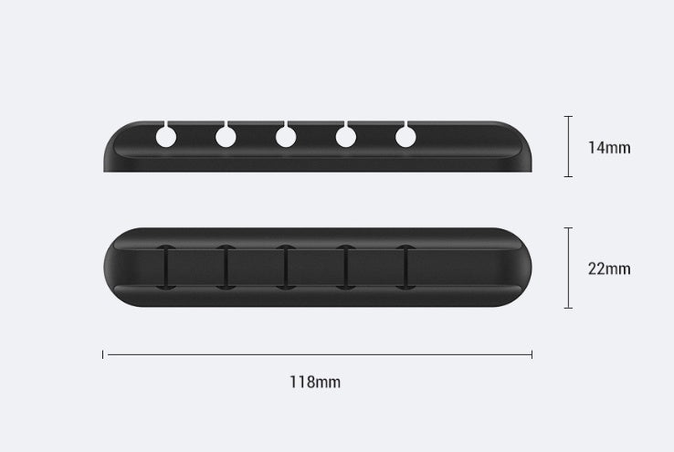 Silicone USB Cable Winder – Desktop Kabelorganizer und Kabelschutz