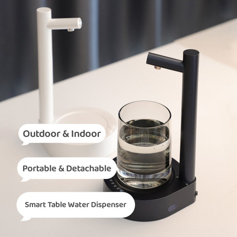 Desk Dispenser – Elektrischer, USB-aufladbarer Wasserspender für Flaschen