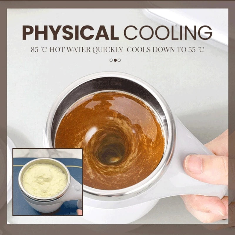 Wiederaufladbarer Automatischer Rührbecher – Magnetisierter Coffee Cup