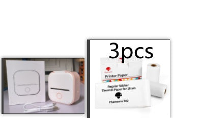 Tragbarer Mini Thermoetikettendrucker – Bluetooth Kompakt-Drucker für Etiketten & Fotos