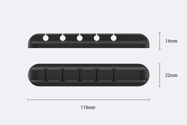 Silicone USB Cable Winder – Desktop Kabelorganizer und Kabelschutz