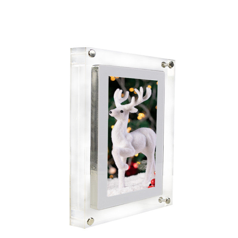 Digital Picture Frame – Acryl Video-Player und Digitaler Fotorahmen mit Type-C-Anschluss