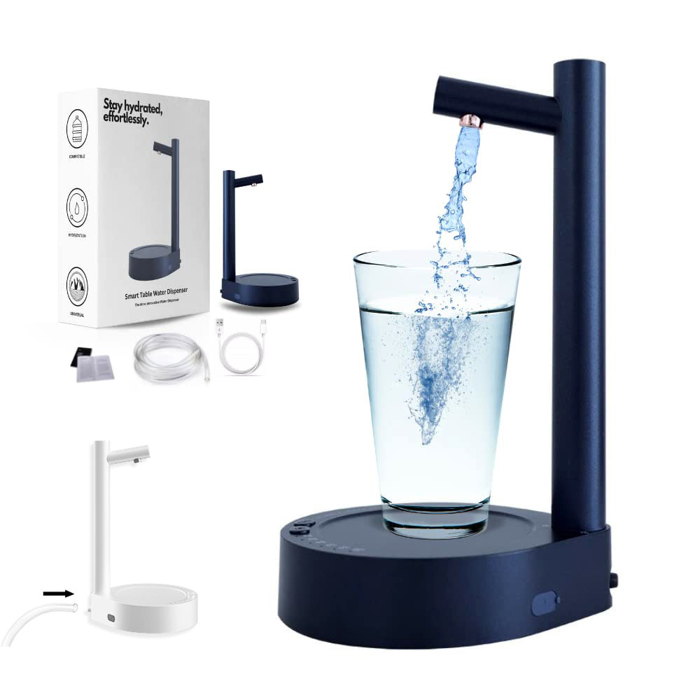 Desk Dispenser – Elektrischer, USB-aufladbarer Wasserspender für Flaschen