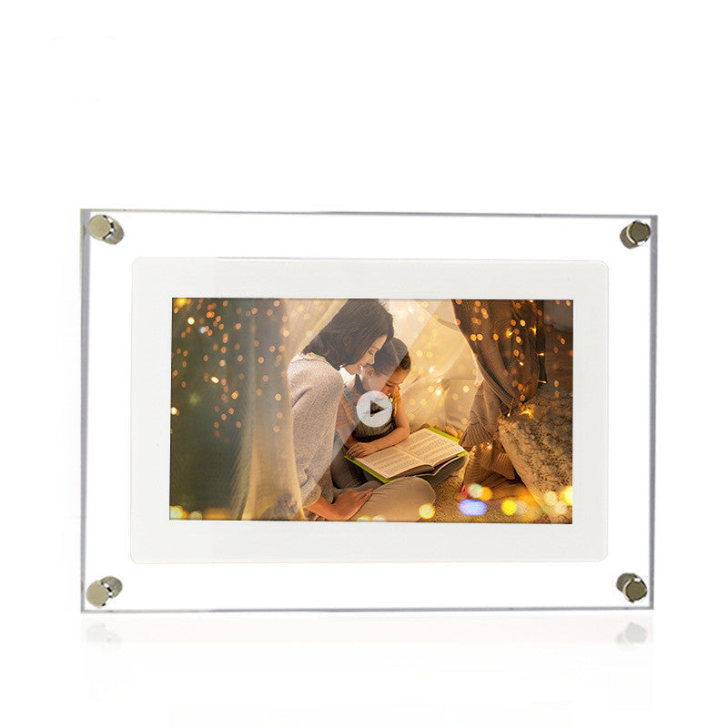 Digital Picture Frame – Acryl Video-Player und Digitaler Fotorahmen mit Type-C-Anschluss