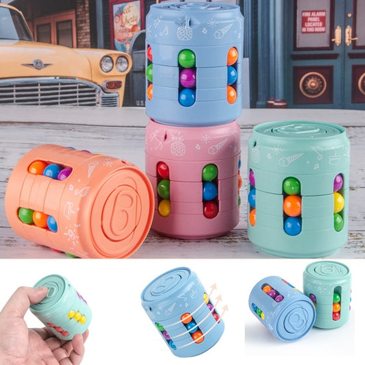 Magische Can Cube Top – Bunte Bohnen Finger-Spinner zur Stresslinderung