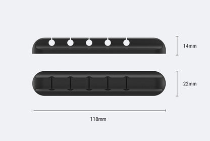 Silicone USB Cable Winder – Desktop Kabelorganizer und Kabelschutz