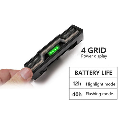 Wasserdichtes Fahrrad-Rücklichter – USB Wiederaufladbar, 3 Farbmodi